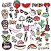 Naler 40 Parches Bordados Plancha Parches Termoadhesivos para Ropa Coser DIY Parches Decorativos