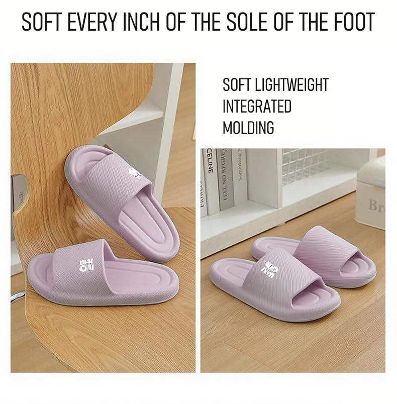 Bathroom Slippers for Men Women,Shower Shoes Thickened,Slippers Indoor Home Beach Non Slip Anti-Slip Quick Drying Pool Slides4