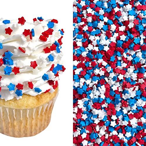 Sprinkles | Colored Sugar | Patriotic Sprinkles | Red White And Blue Sprinkle | Cocktail Sugar | Cupcake Sprinkle | Cake Sprinkles | Manvscakes #TOP2