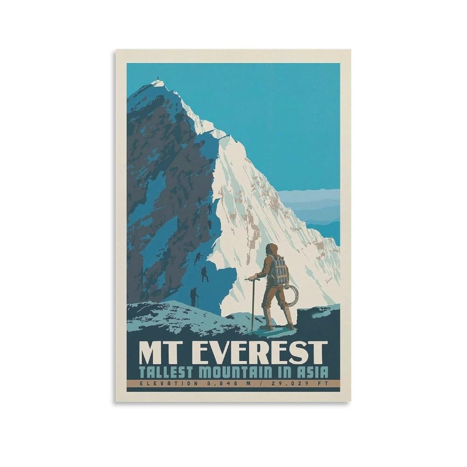 額縁付きネパール エベレスト山岳風景画 / Framed Mt. Everest 額縁付きネパール エベレスト山岳風景画 / Framed Mt. Everest