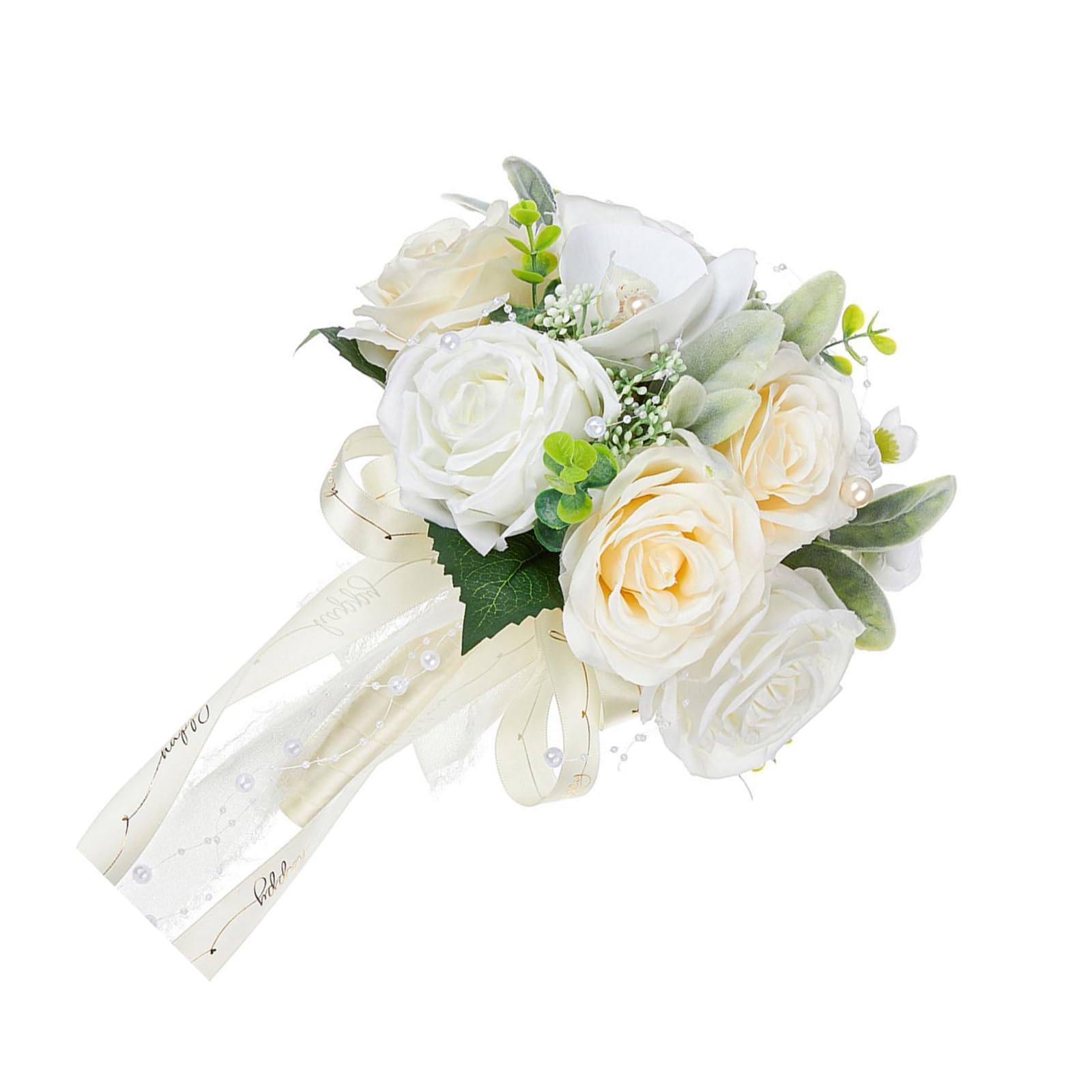 sodeber Artificial Flower Arrangements Flower Bouquets for Ceremony, Wedding Decorations, Table Centerpieces Wedding Bouquet