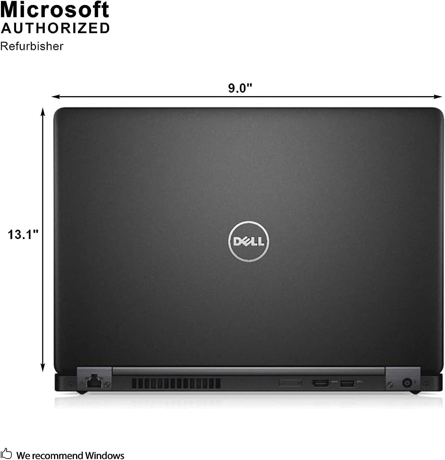 Dell Latitude 5480 14" Business Laptop Computer, Intel Core i7-7600U 2.8 GHz Notebook PC, 16 GB DDR4 RAM, 512 GB SSD, Webcam, HDMI, Windows 11 Pro 64 (Refurbished)