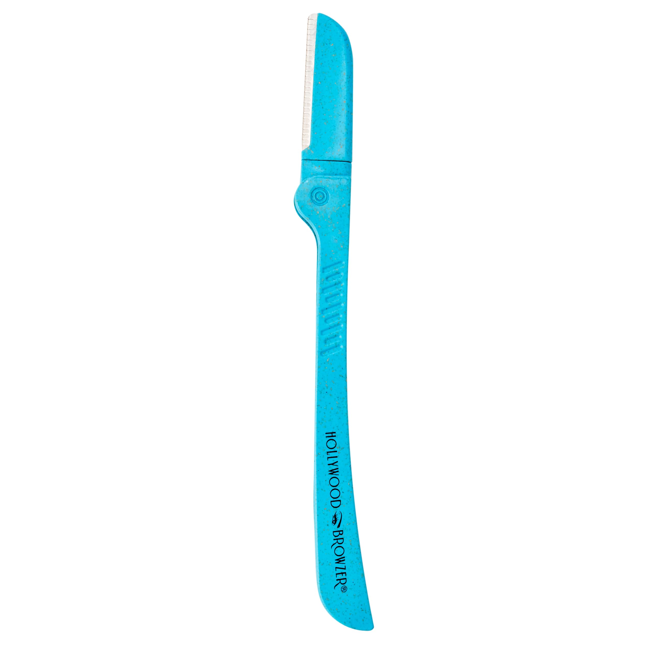 Hollywood Browzer Dermaplaning Razor Tool for Face, Eyebrow Shaping, Removing Unwanted Hair and Peach Fuzz - Image 3