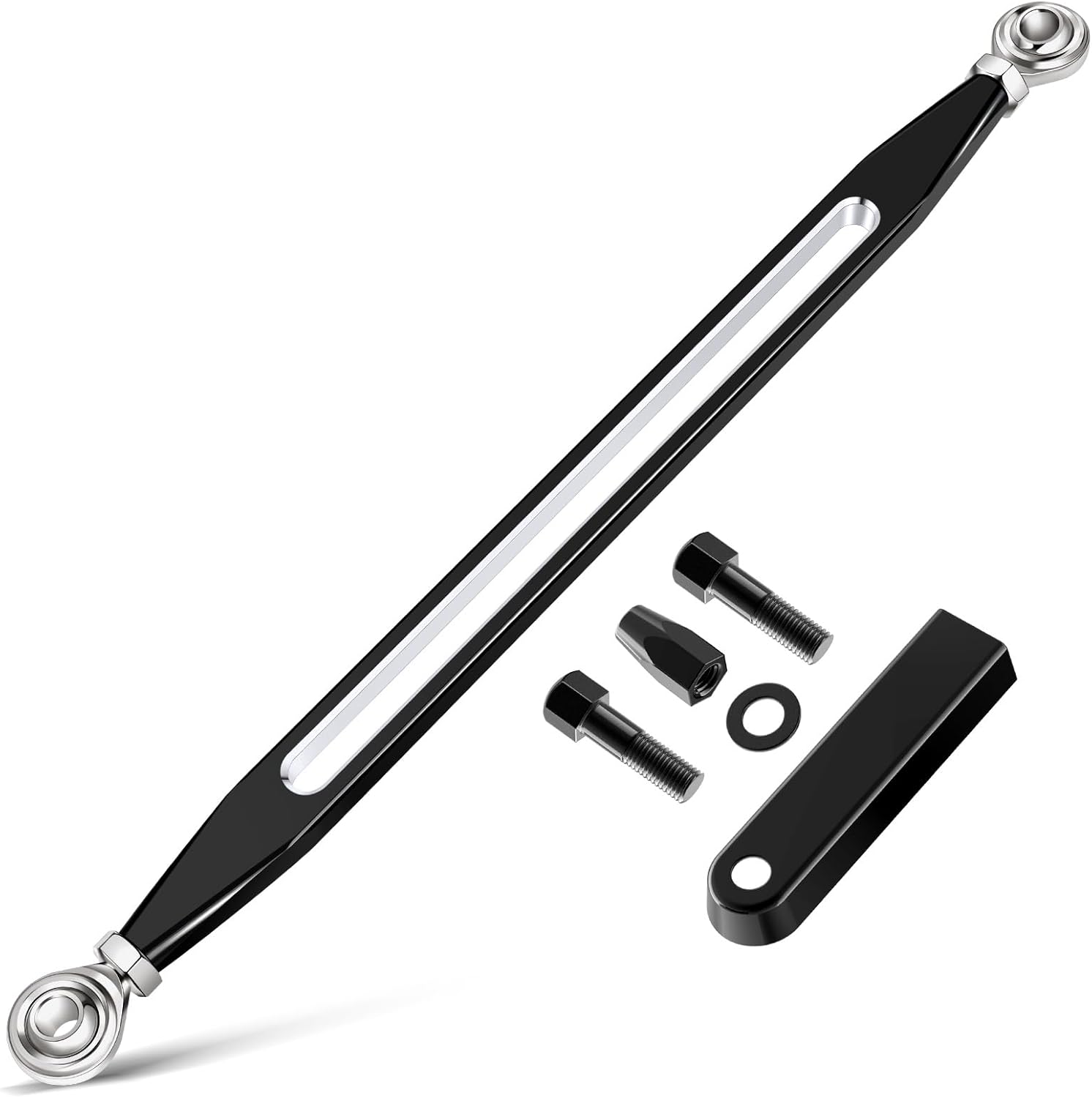 PBYMT Shift Linkage Shifter Fit for Harley Davidson Softail Trike Road King Electra Street Glide 1986-2024 (Black)