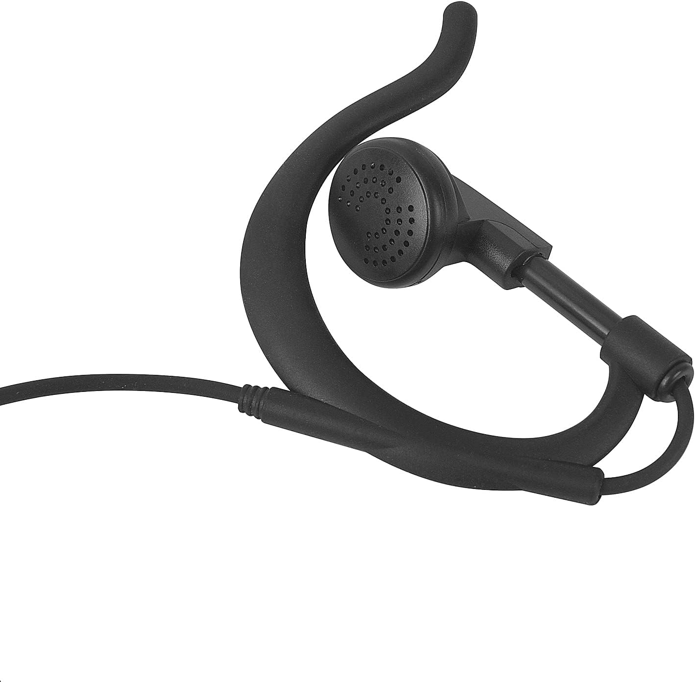 Ear-Clip Wrap Around VOX PTT EarPiece Walkie Talkie Headset for Midland t71 t71vp3 AVPH3 AVPH4 AVPH5 AVPH7 AVPH8 LXT 600 GXT 1000 GXT1000VP4 LXT500VP3 GXT1050VP4 GXT1000XB GMRS Radio(5Pack)