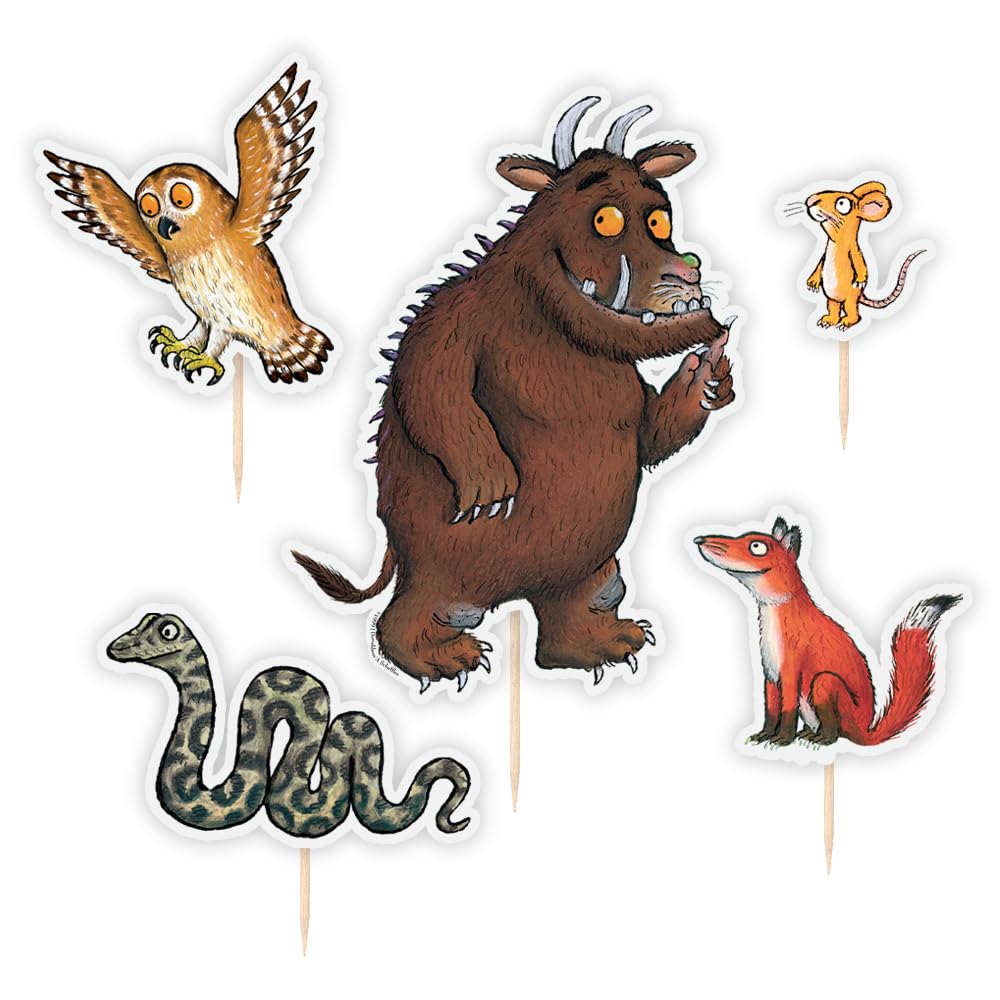The Gruffalo Official Licensed Cupcake Toppers, Pack of 12
