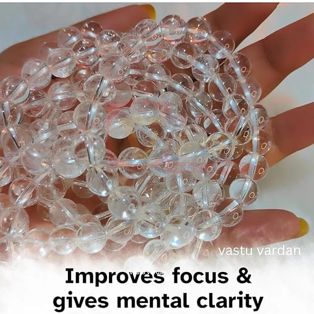 Image of Certified Crystal Bracelet | 8mm Beads | Stretchable Healing Bracelet | Bracelets for Men and Women |