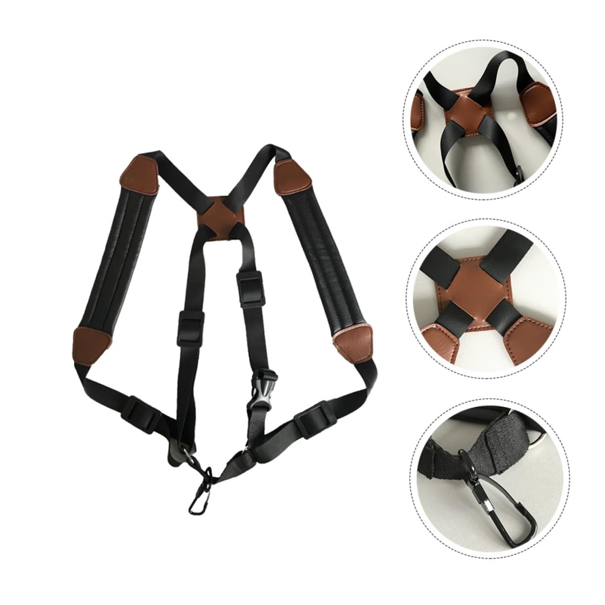 Toyvian 2pezzi Sospensione Per Sassofono Con Design e Imbottitura Comfort Compatibile Con Sassofoni Tenore e Clarinetti Realizzata Materiali Sicuri e Resistenti