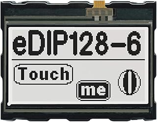 LCD Graphic Display Modules & Accessories 128x64 Intl. Blk/Wht FSTN w/ Touch Panel