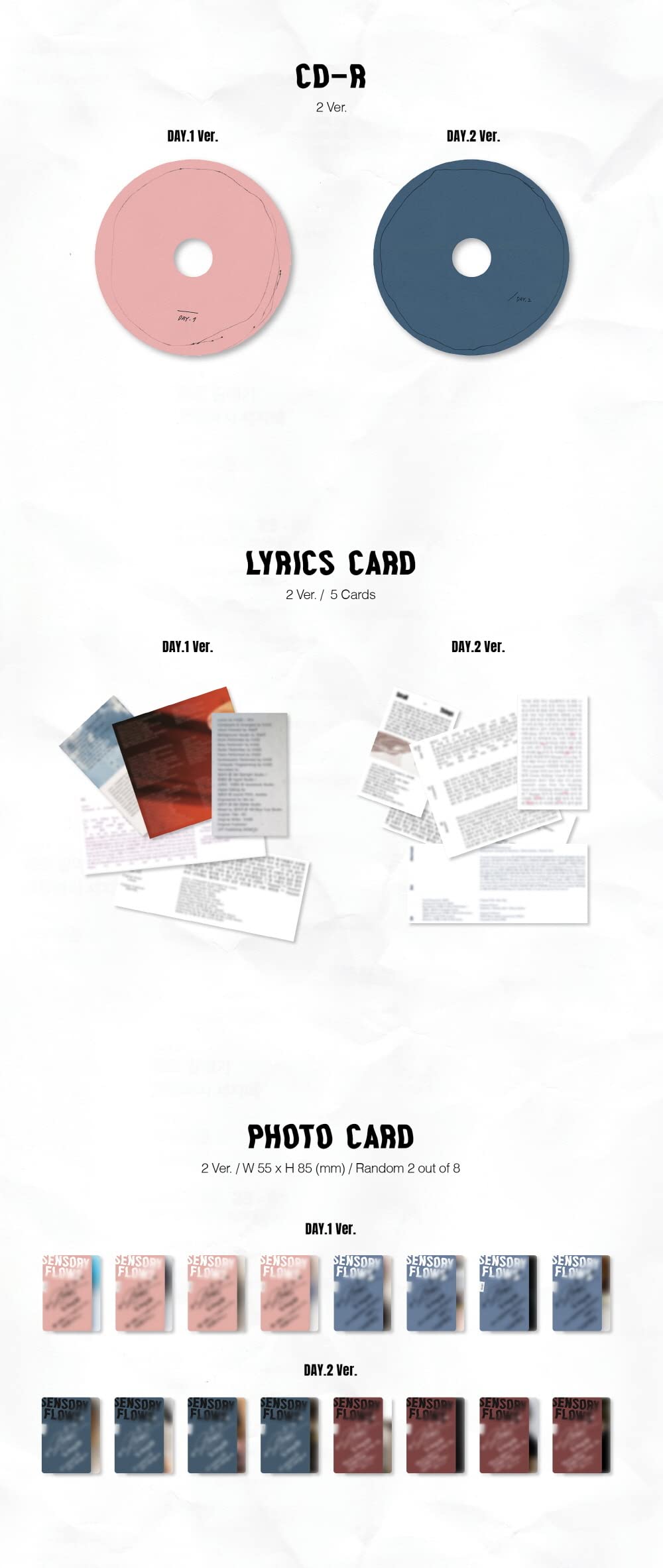 Amazon.co.jp: イェソン YESUNG - Sensory Flows CD+Folded Poster