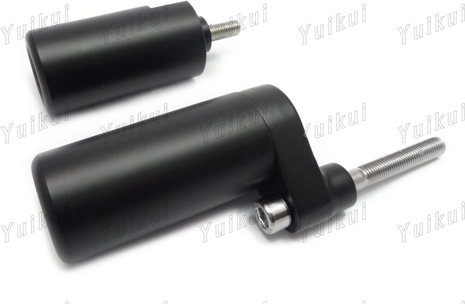 Motorcycle Frame Sliders High quality Frame Slider Crash pad Protector Compatible with Yamaha YZF R6 2008-2014 (Black)
