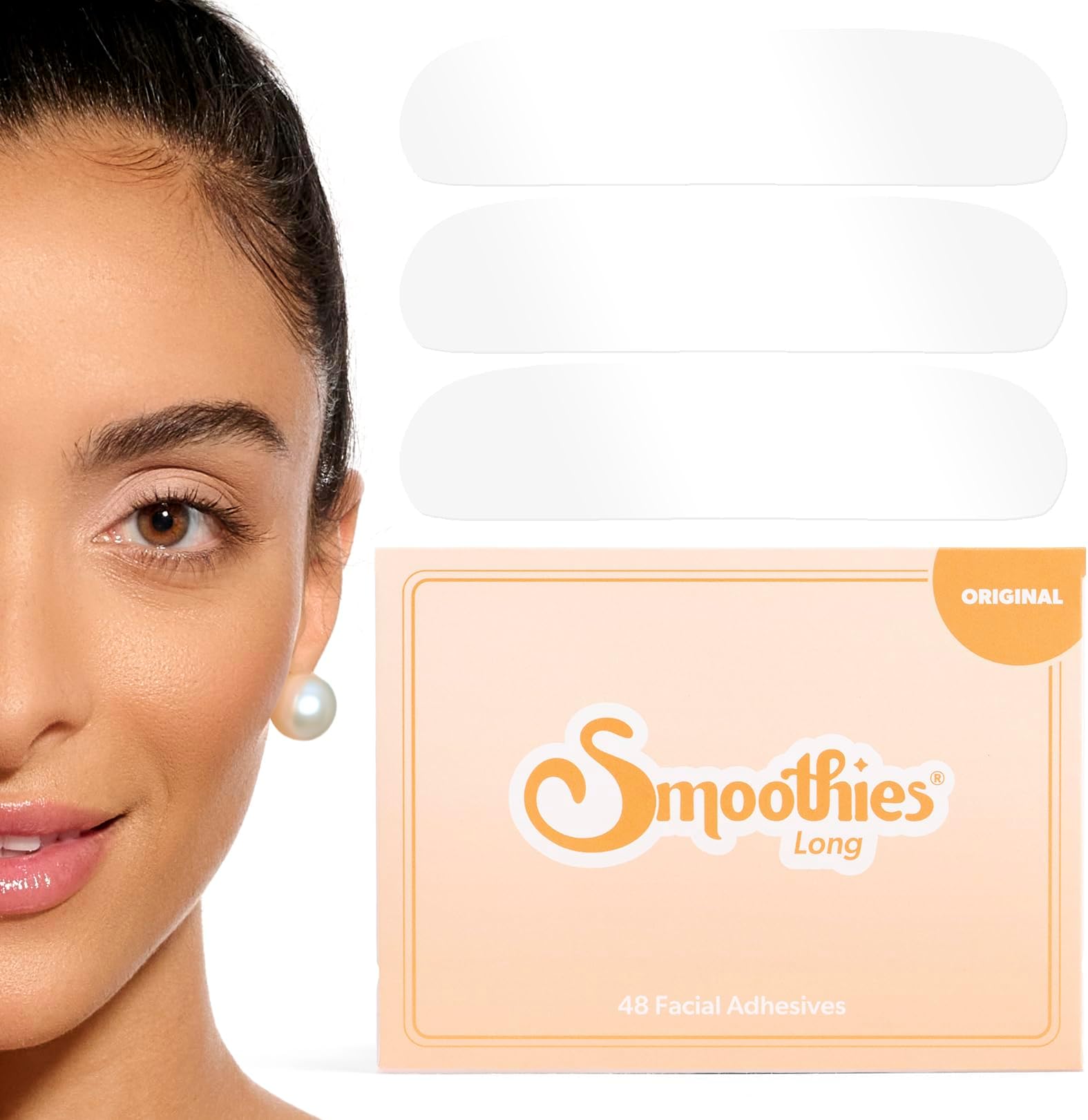 Facial Smoothies Long Forehead Anti-Wrinkle Tape Extra Long Anti-Wrinkle Patch