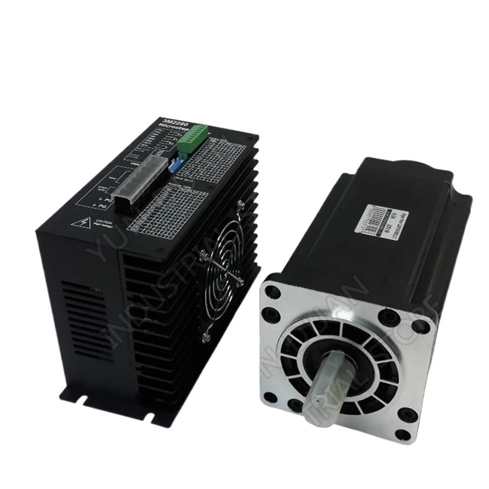 Motoréducteur de réduction de moteur à engrenages CC Kit de pilote de moteur pas à pas 3PH NEMA52 6A, 130mm, Microstep avec ventilateur de refroidissement, 32 DSP AC80-220 110, entraînement pas à pas,
