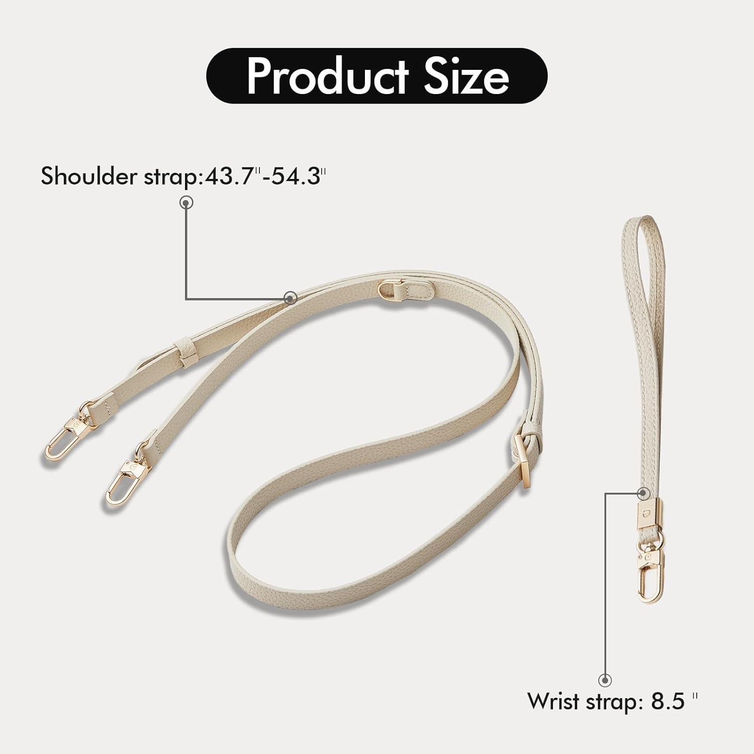 ZVE for iPhone 17 Pro Max Case Wallet with Lipstick Purse for MagSafe, Crossbody Phone Cover with Adjustable Strap 6.9'', White - Image 9