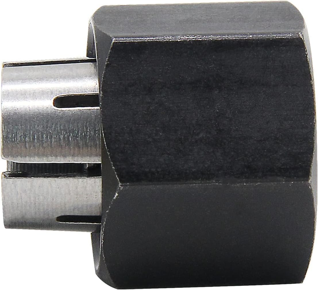 Thaekuns 1/4 Router Collet Fit for Dewelt 326286-04 Big Horn 19691 Boschi 2610906283 Hitachi 323-293 RC025DW