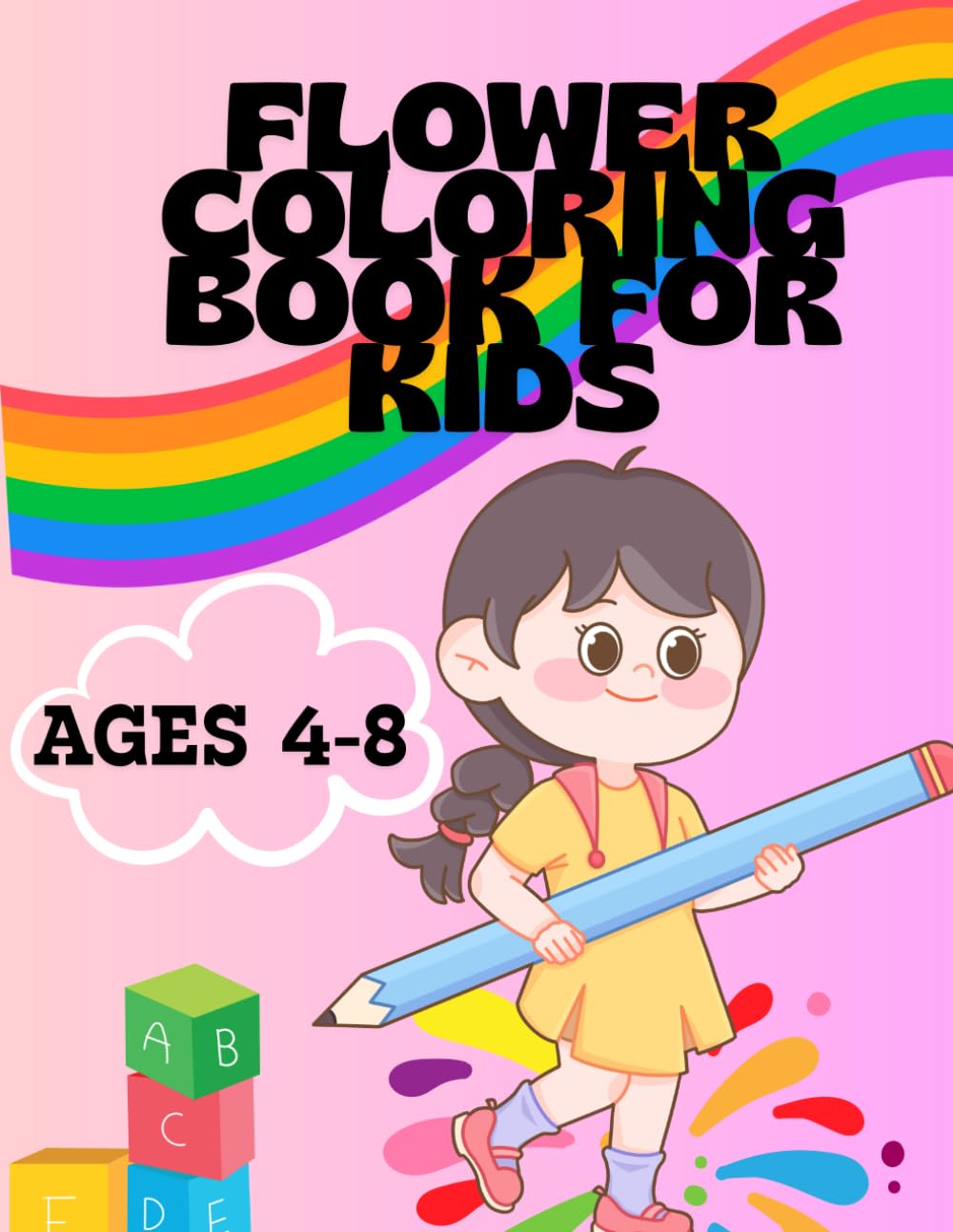 Flower Coloring Book for Kids: Fun and Easy Floral Designs