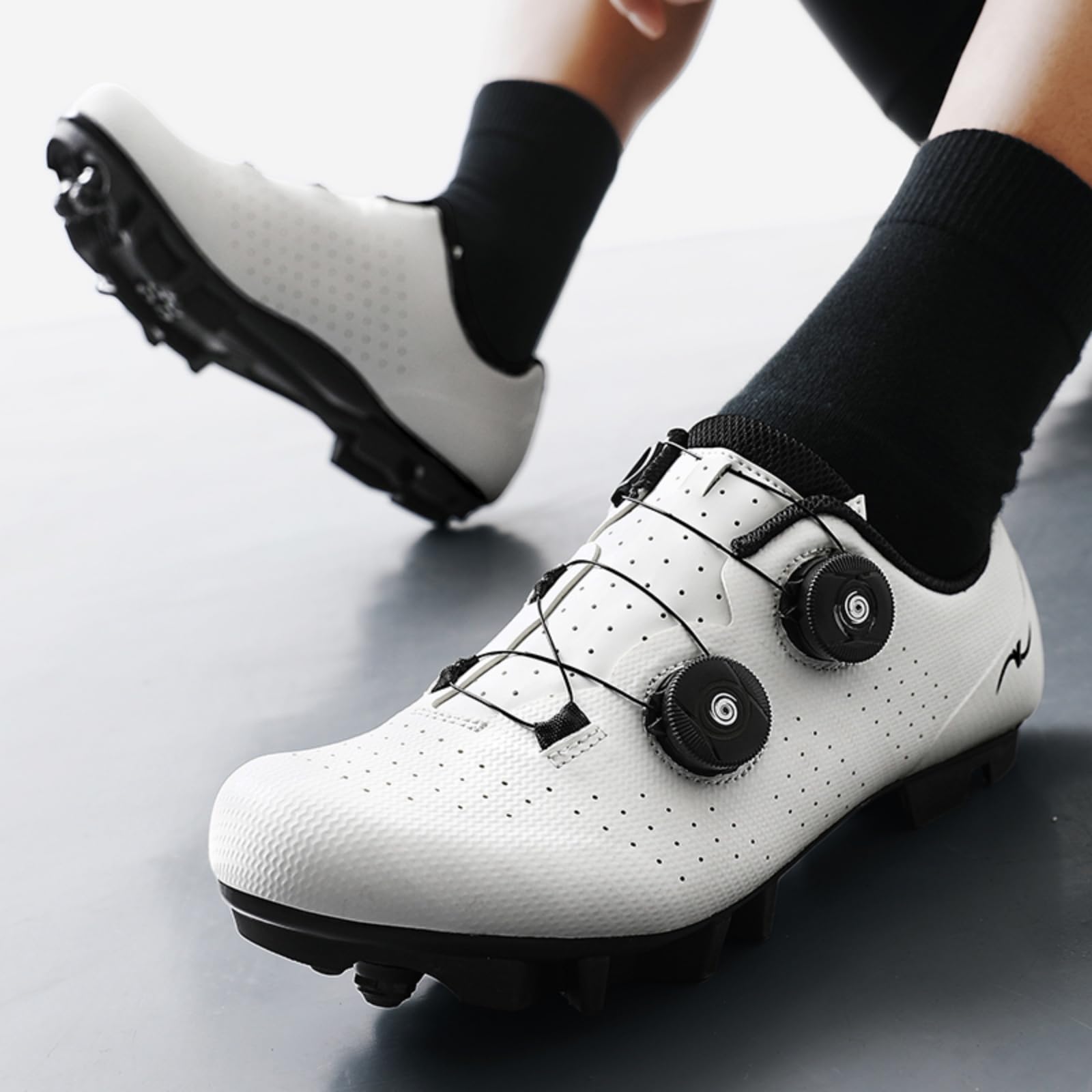 Zapatillas Ciclismo Montaña Hombre Mujer Compatibles con Calas SPD Zapatillas MTB Bicicleta Ligeras para Rutas Y Actividades Al Aire Libre