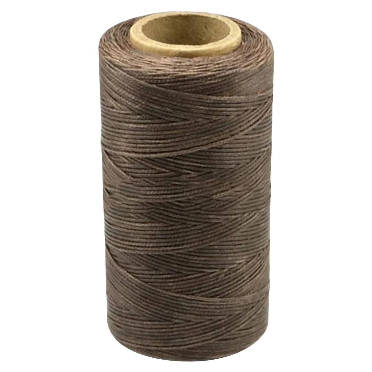Fil ciré de 1 mm marron café pour couture du cuir et reliure artisanale