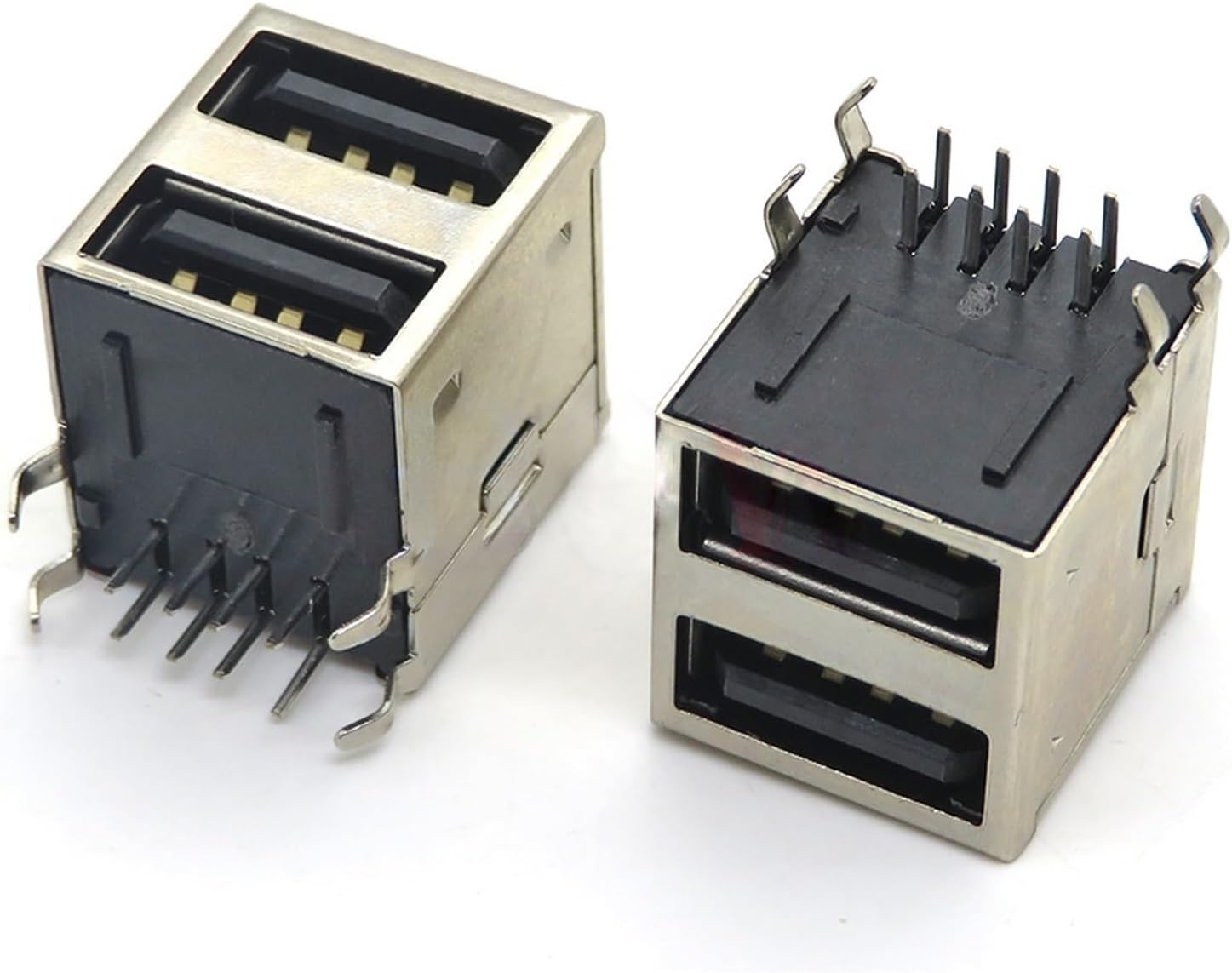 5PCS USB Type A Standard Port Female Male Solder Jacks Connector PCB USB-A Type USB-AF AF(Style-9)