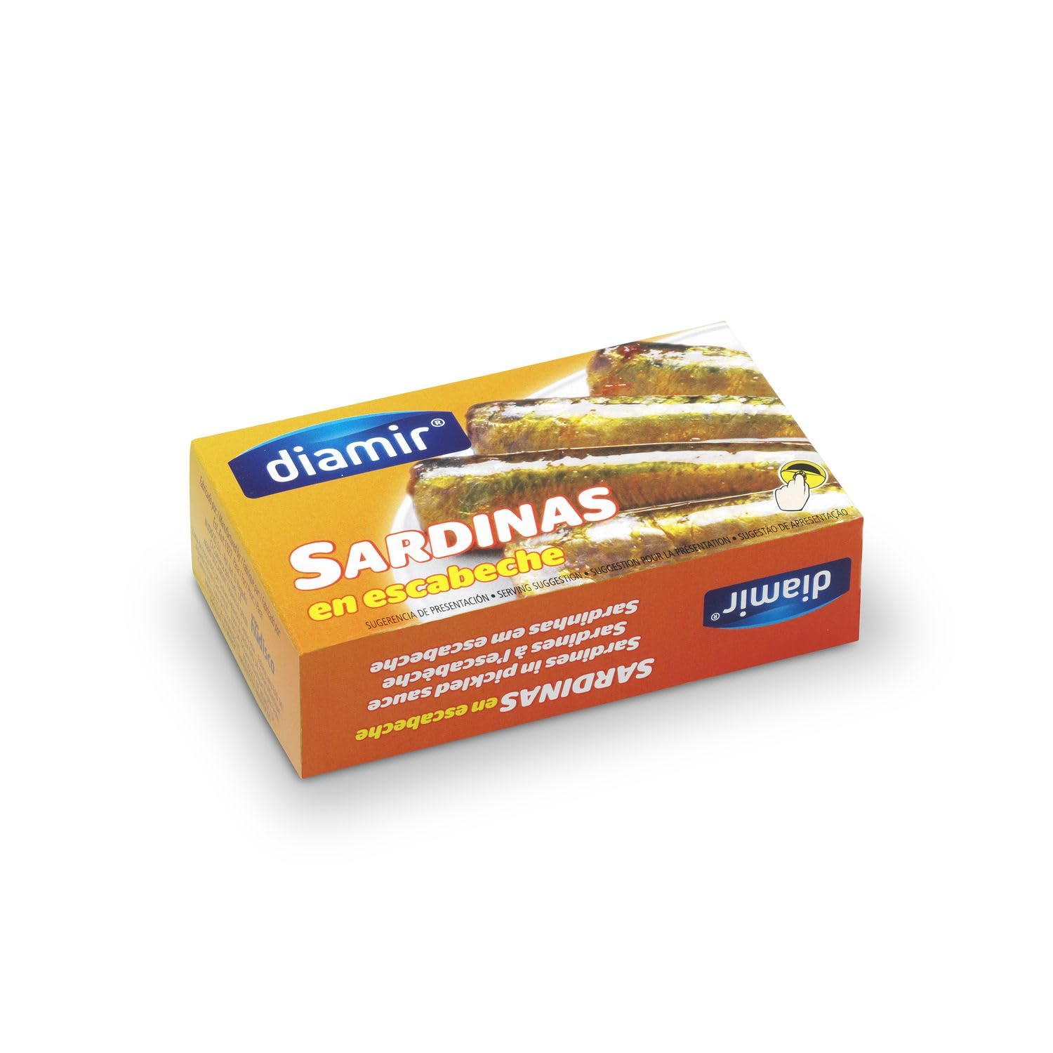 Lot 12x Sardines à l'escabèche - Boîte 125g