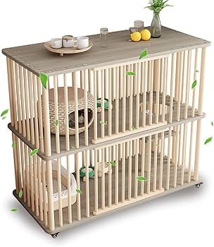 未使用　マイキャット　mycat　猫ケージ　キャットヴィラ　木製　2段　3階建て Amazon.co.jp: 猫 ケージ 2段 木製 おしゃれ 小さめ 3階建て キャット