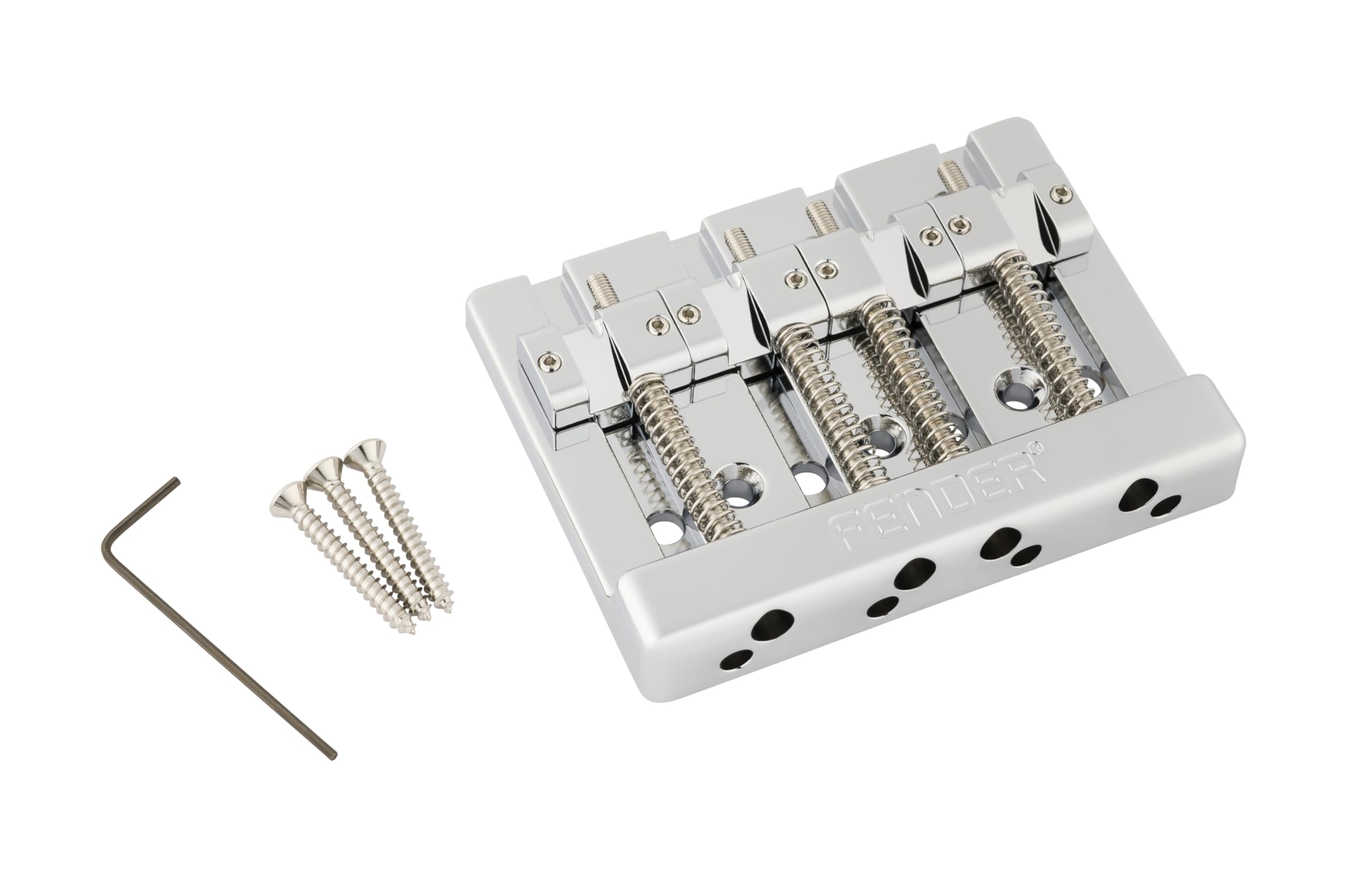 Fender HiMass String-Through 4-String Bass Bridge Assembly With