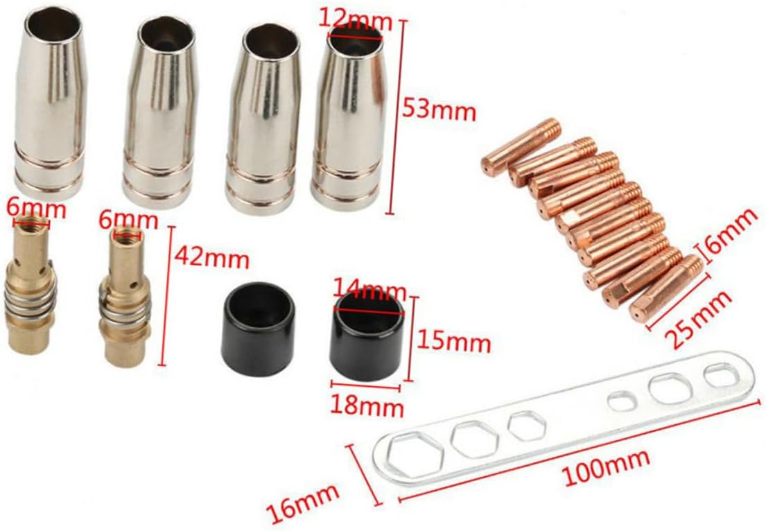 KICHOUSE Complete Welding Accessories Welding Nozzle Soldering Torch Kit Welding Nozzle
