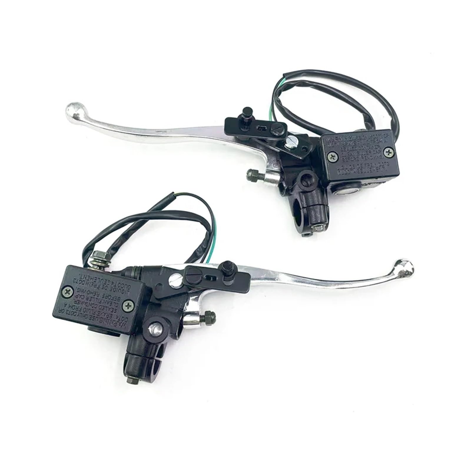 Palanca Embrague Motocicleta Conjunto hidráulico Izquierdo y Derecho para Motocicleta, Embrague Freno para Bomba de Cilindro para Maestro(Only-Clutch-Pump)