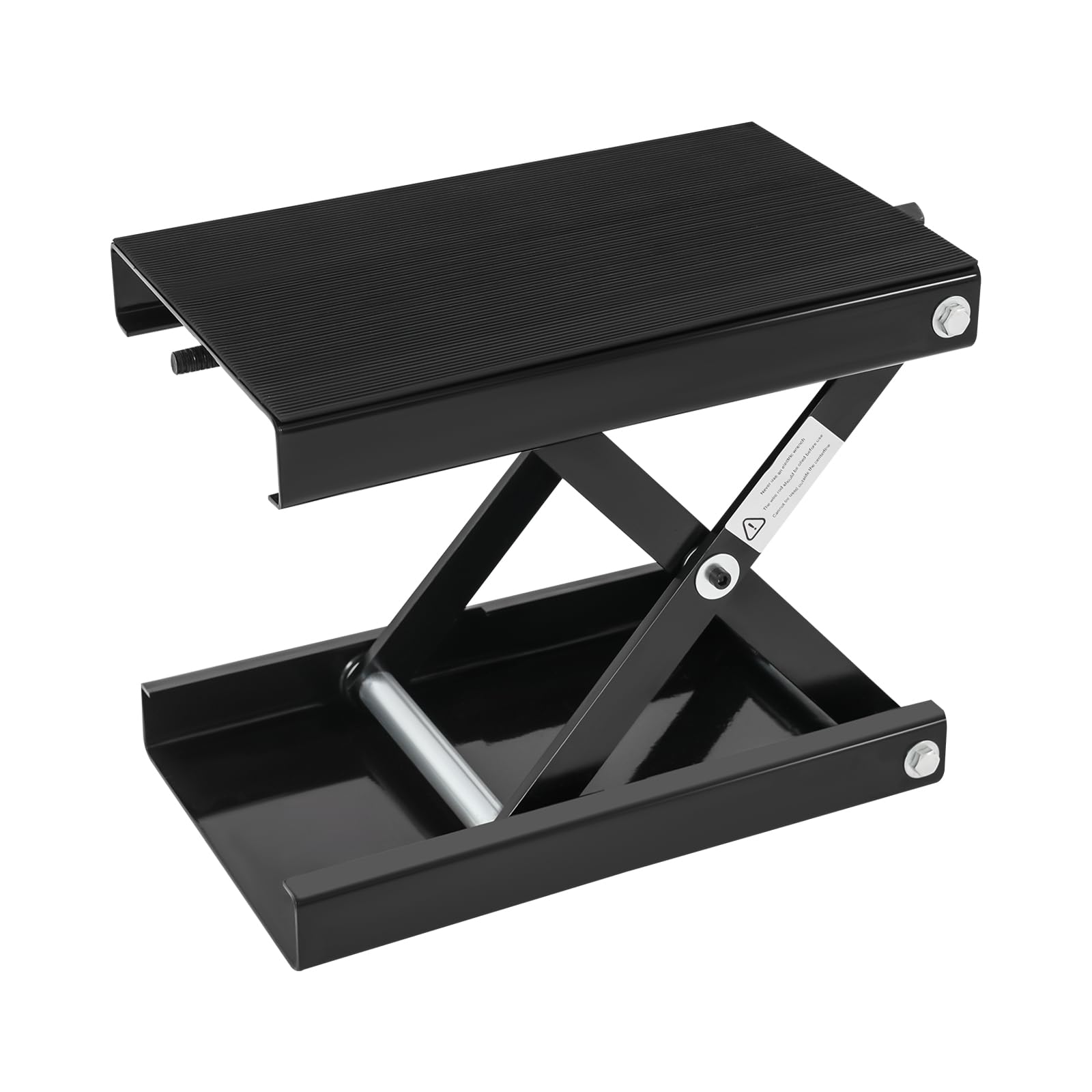 Plataforma elevadora para motocicleta, elevador de moto, soporte de montaje para motocicleta, ajustable 9,3 – 35 cm, reparación de soporte de motor, para garaje y exteriores, hasta