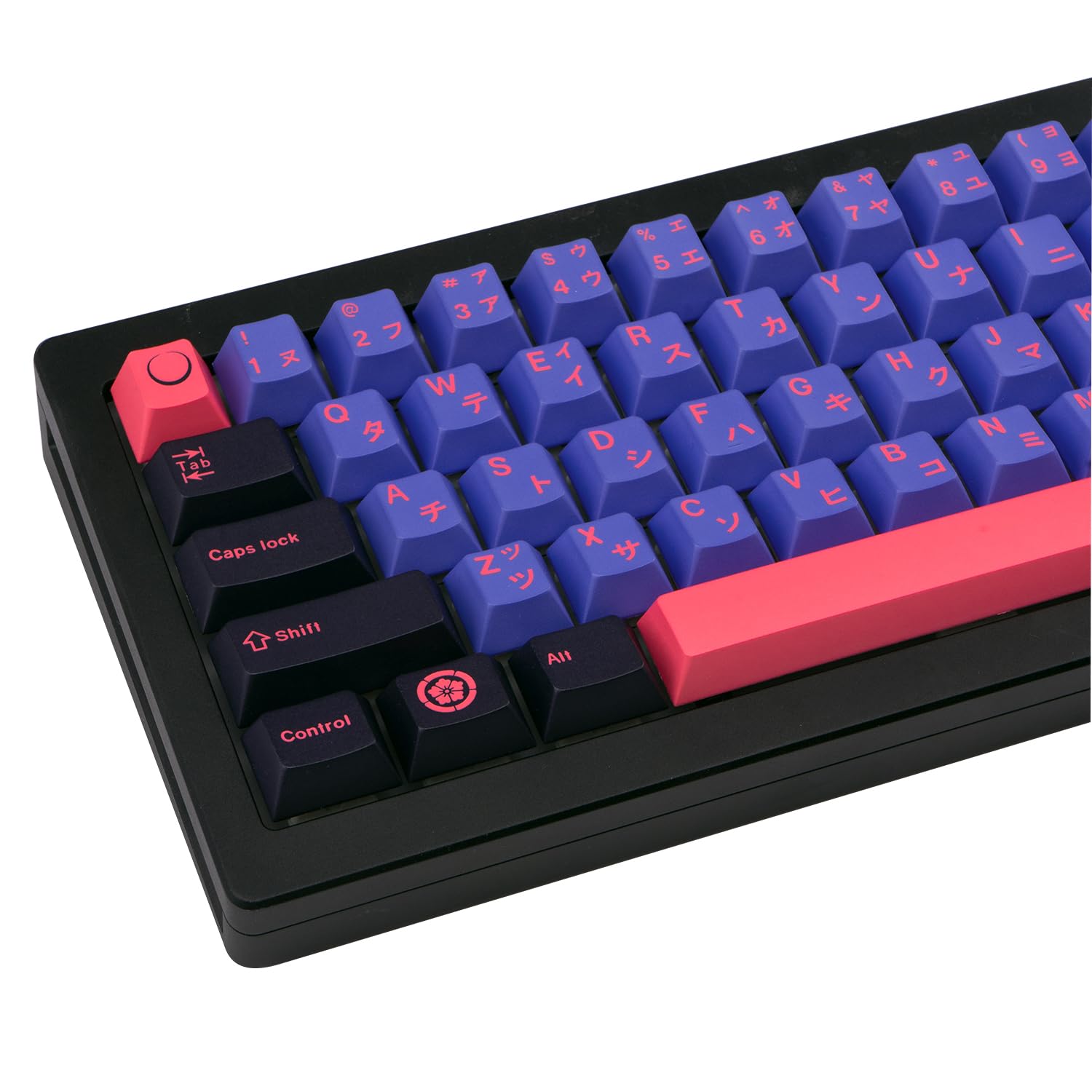 Amazon.com: GEKUCAP 129 Keys Black Purple Keycaps, Ninja