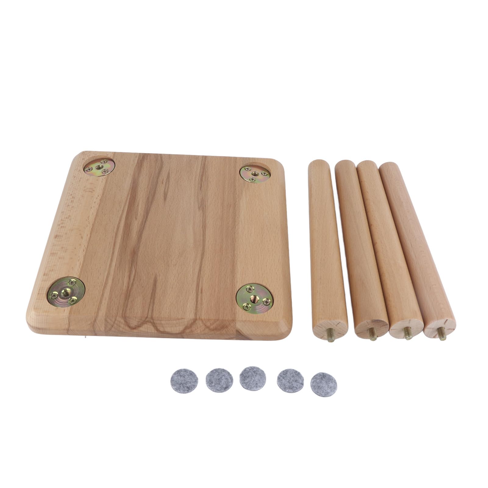 Qcwwy Taburete de Muebles de Bricolaje para Niños y Niños | Banco Infantil con Capacidad de Carga Fuerte | Fácil de Transportar para Jardín y Balcón (Taburete Cuadrado montado en Color