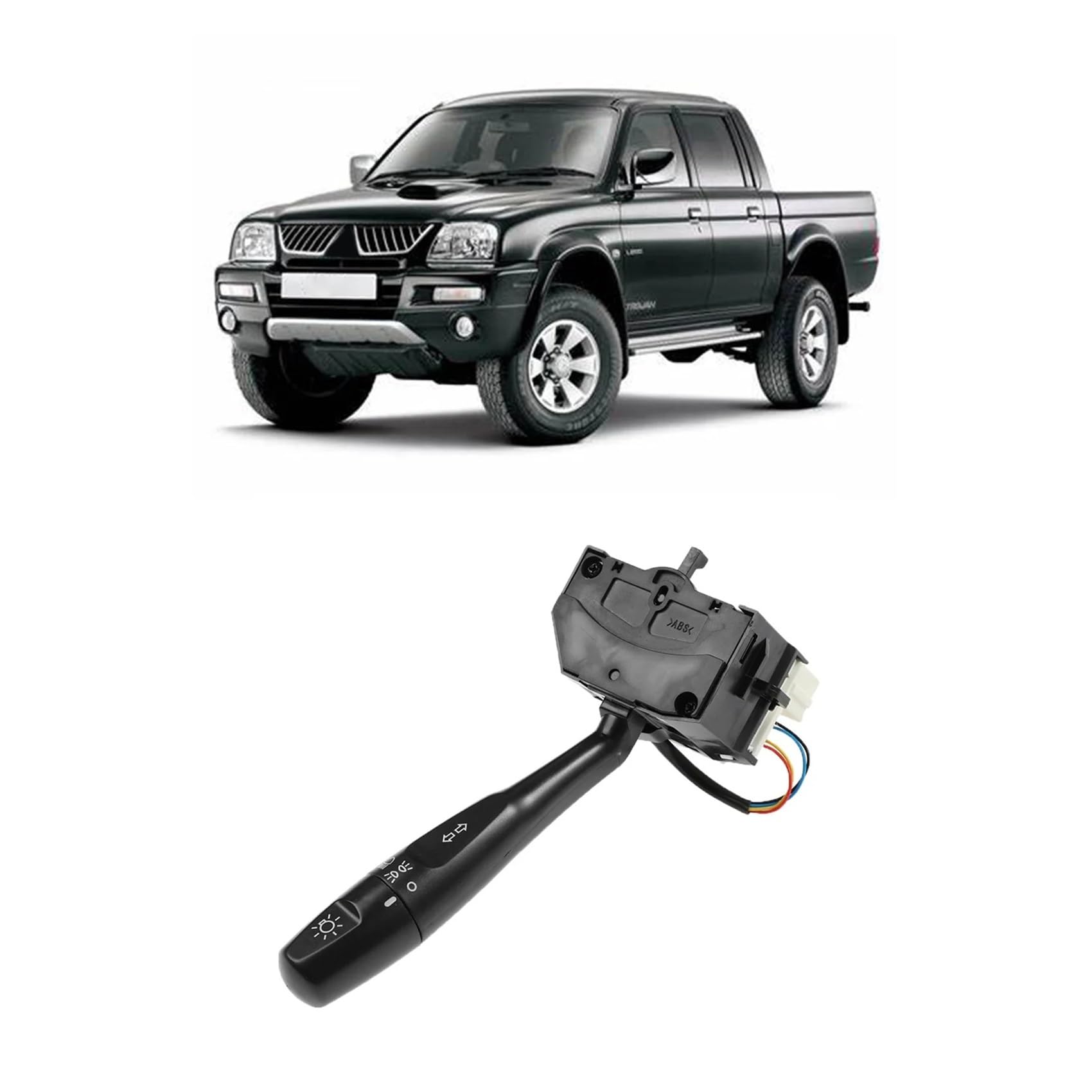 Comando Devioluce Per Mitsubishi LHD L200 K60 K70 1996-2007 MR459877 Interruttore Indicatori Di Direzione Interruttore Dimmer Fari Devio Luci