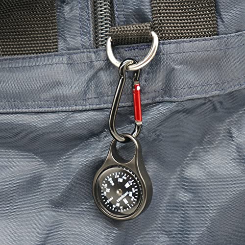 Brújula mini de supervivencia Sanung C-50 con mosquetón 2 piezas miniatura 7