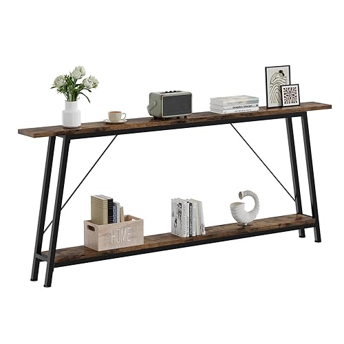 IBUYKE 78.7 Inches Extra Long Sofa Table Behind Couch, Industrial