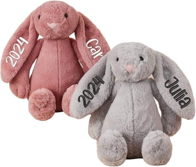 Conejo de Peluche Personalizado Dyoart con Nom Bordado 30cm miniatura 2