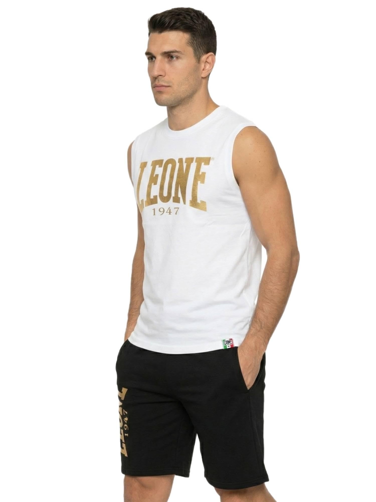 Camiseta sin Mangas Dorada para Hombre