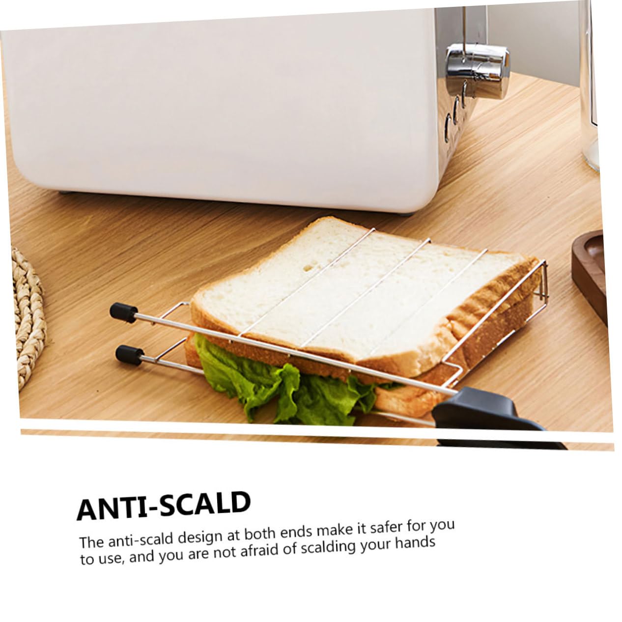 Griglia Acciaio Sandwich Pinze Per Tostapane Smeg - 2 Pezzi In Acciaio, Per TSF01 E TSF03, Griglia E Fondo Grill Sandwich Smeg