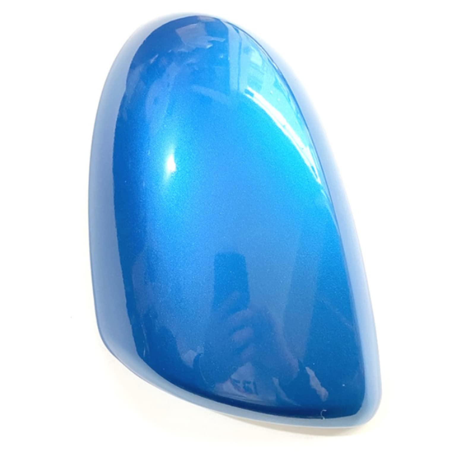 Side Rearview Mirror Cover Wing Mirror Cap With The Painted Color Fit For Mazda 2 Fit For Mazda 3 1.6,Clear Sky Blue Left