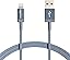 Amazon Basics Nylon USB-A to Lightning Cable Cord, MFi Certified Charger for Apple iPhone, iPad, Dark Gray, 6-Ft, 2-Pack