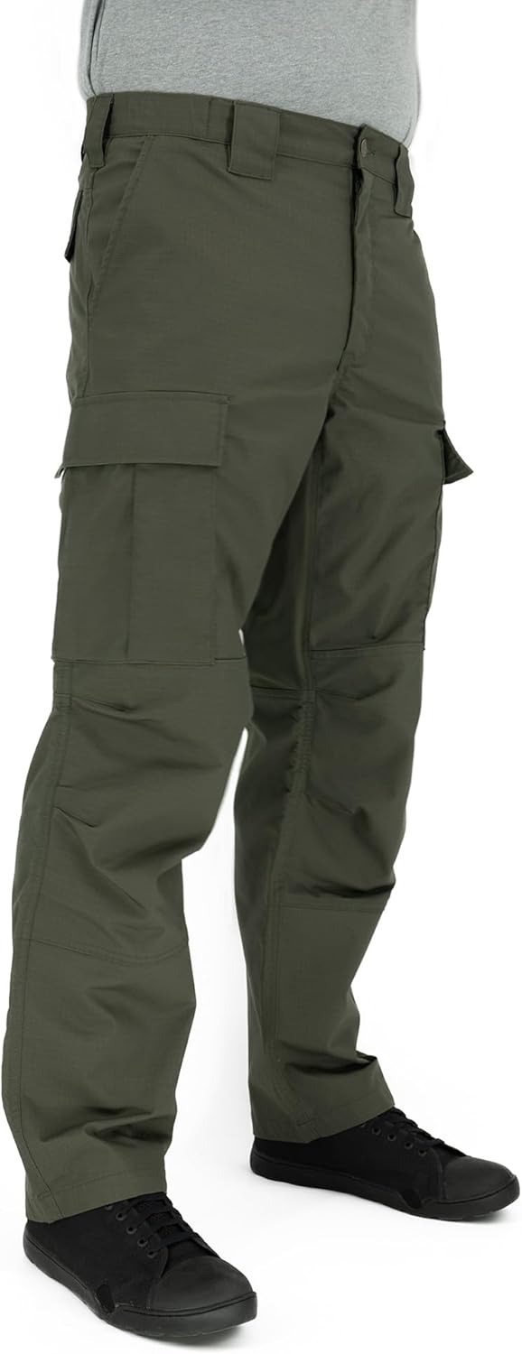 LAPG Atlas BDU Tactical Cargo Pants for Men, Stretch Tech System, Mid-Rise, Athletic Fit Men’s Work Hiking Pants