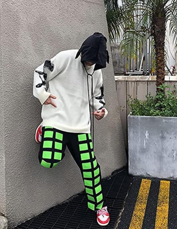 Vamtac Skeleton Sweater Skull in Front Oversized Graphic Pullover Vintage Fall Halloween Y2K Long Sleeve Sweaters - Image 3