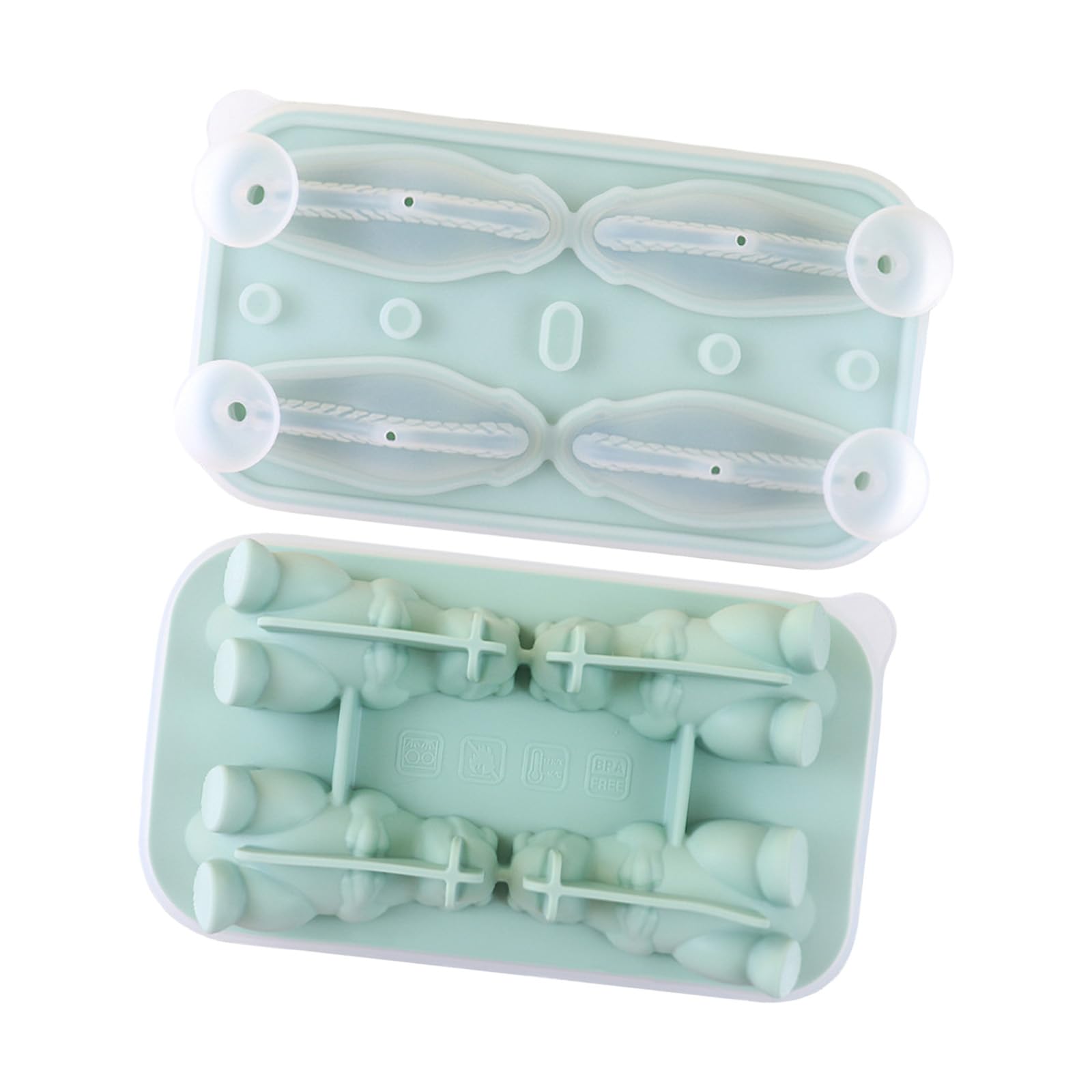alloneslife Flexible Silicone Dinosaurs Ice Tray Fun Freezing Cubes Maker Ideal for Home Use and Craft Projects Like Jellies Kids Freezing Cubes Tray