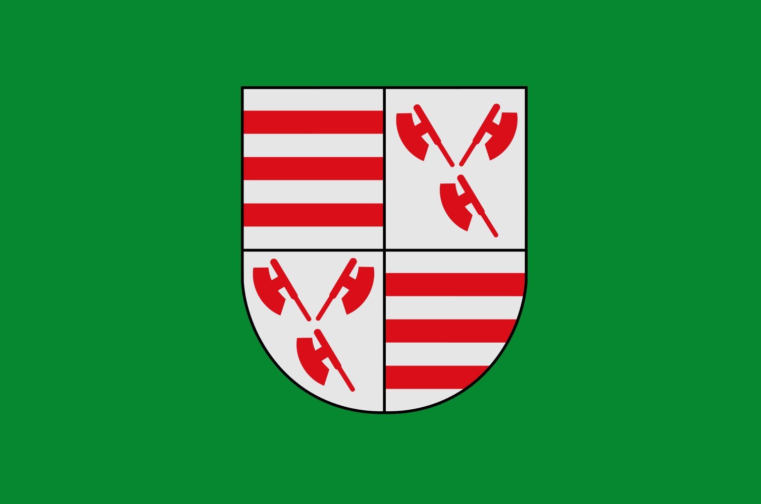 Drapeau Bever B vlag paysage de 1.35m² grand format horizontal résistant au vent