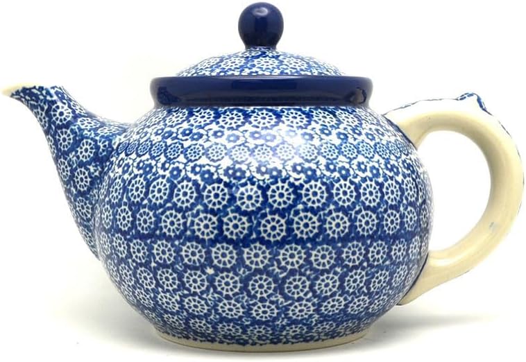 Polish Pottery Teapot - 1 1/4 qt. - Midnight
