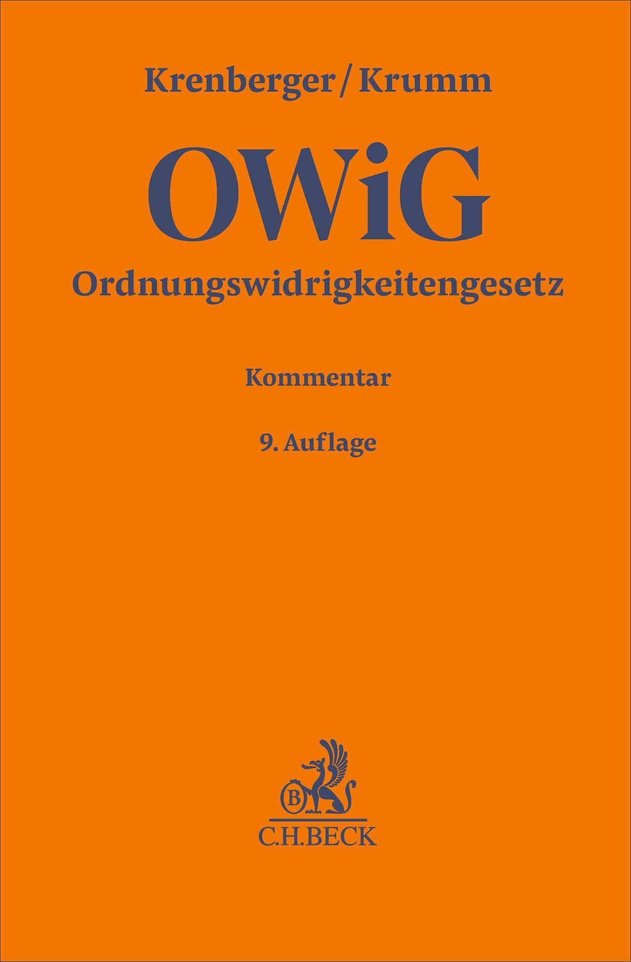 Ordnungswidrigkeitengesetz. OWiG: Kommentar (Gelbe Erläuterungsbücher)