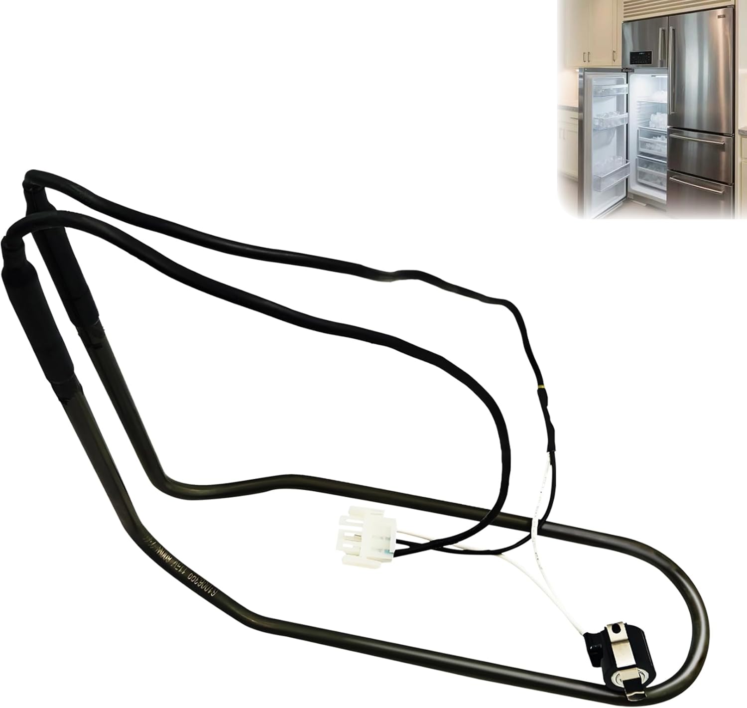 Upgraded 61006199 Refrigerator Defrost Heater with Thermostat, Compatible with Whirlpool Maytag Refrigerators, Replace WP61006199 AP6010105 61003949 61004310 61006125