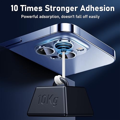 Miniatura 5 de UniqueMe Protector de lente de cámara para iPhone 13 ProiPhone 13 Pro Max, cubierta de pantalla trasera de vidrio templado con anillo de metal -