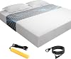 Grounding Sheet for Bed 90% Organic Cotton10% Pure Silver Fiber, Grounding Fitted Sheets for All Mattress Sizes, with Static grounding Cord and Test Pen Gray, 105.1 23.1inch
