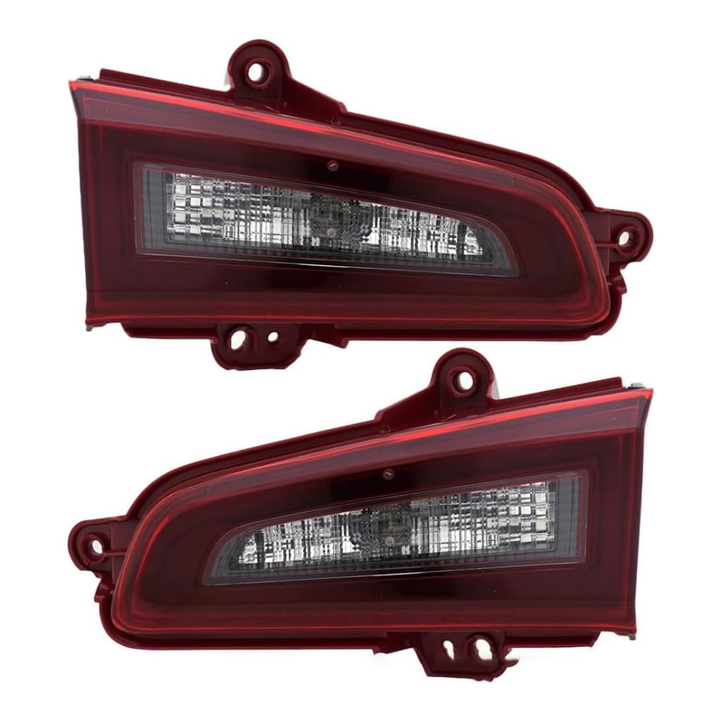 KarParts360 For Kia Telluride 2020 2021 2022 2023 Back Up Light Driver And Passenger Side | Pair | CAPA | Red/Clear Lens w/Bulb | KI2802146, KI2802146C, KI2803146, KI2803146C | 92403S9000, 92404S9000