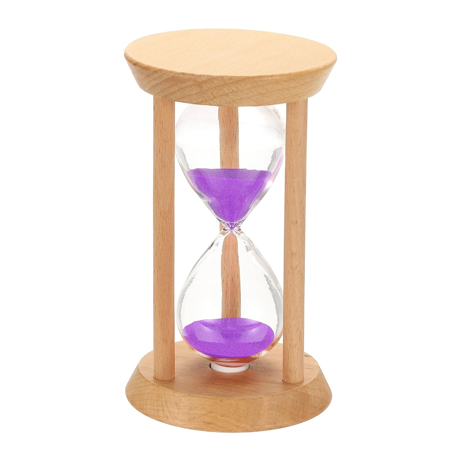 Sablier 15 minutes PATIKIL de haute qualité en bois pour décoration chic